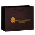 Matte Laminated Euro Tote Bag (13"x5"x10") - Foil Stamp